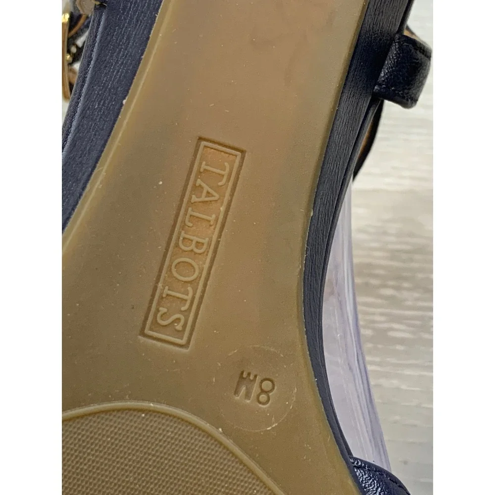 Talbots weather blue wedge
